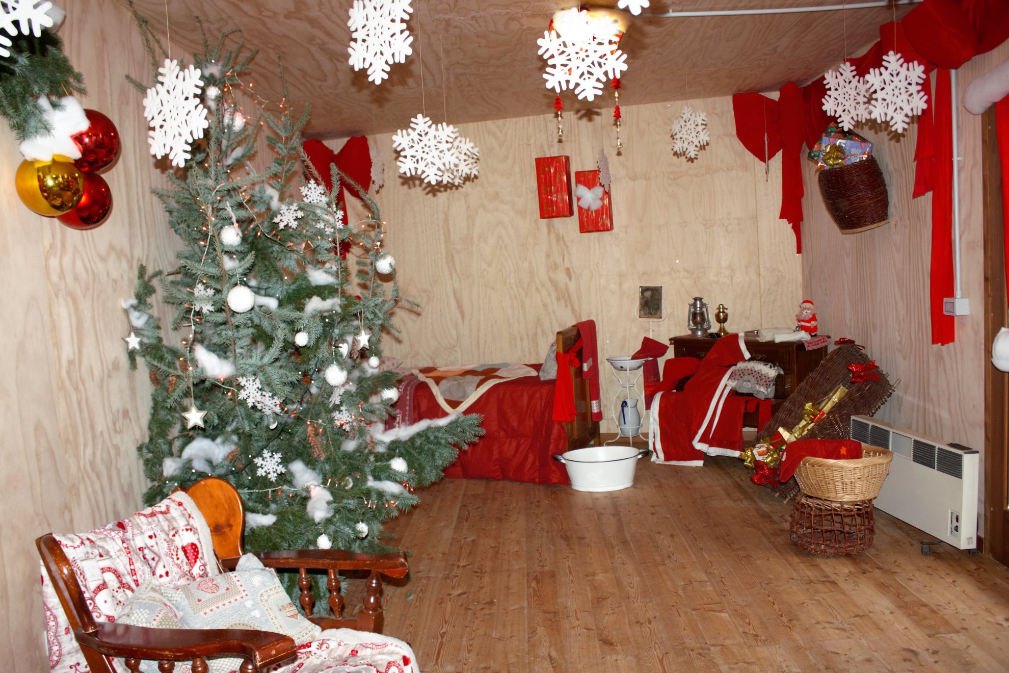 Casa di Babbo Natale a Santo stefano d'Aveto. Interno casa