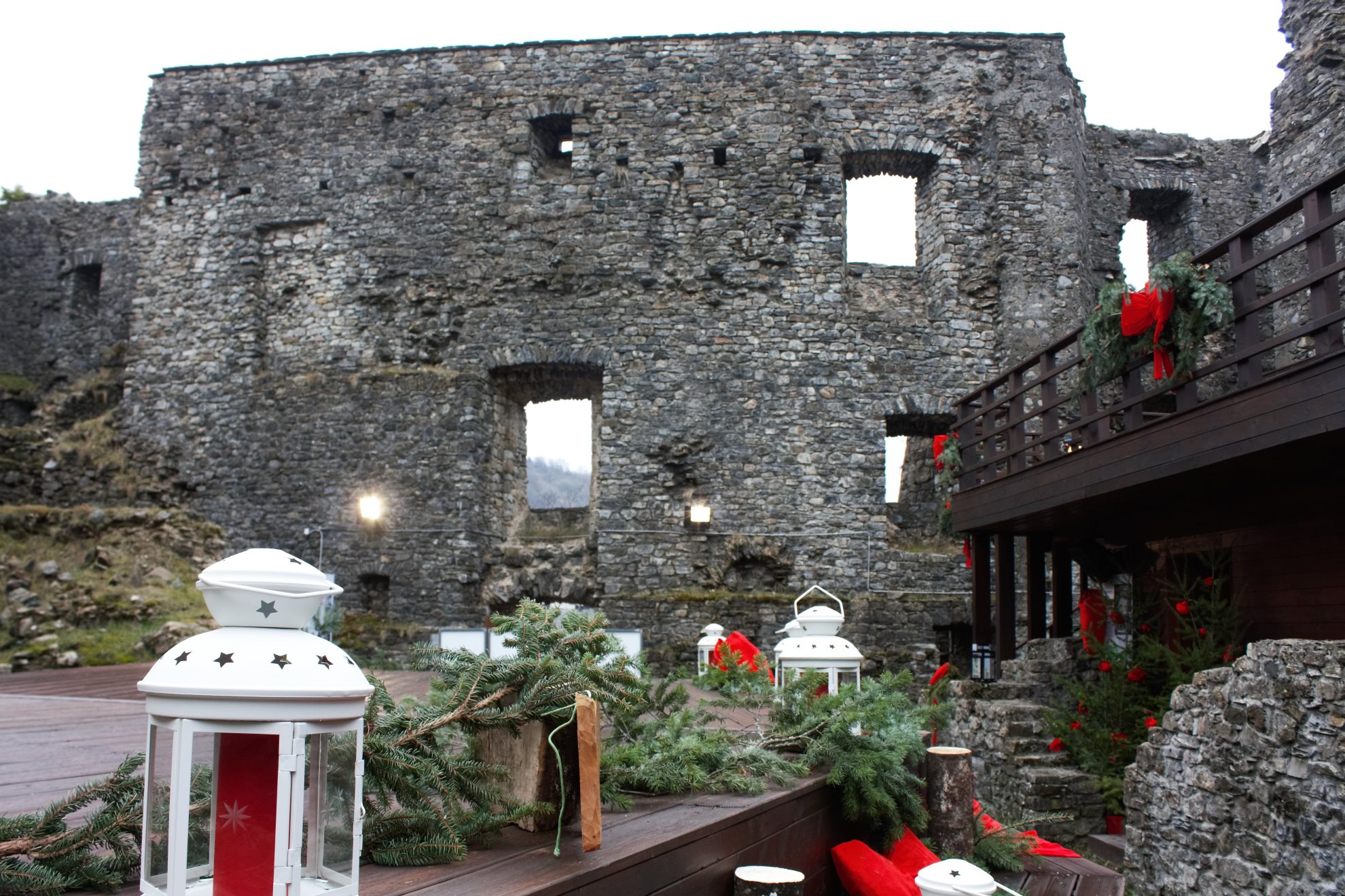 Casa di Babbo Natale a Santo stefano d'Aveto. Interno del castello