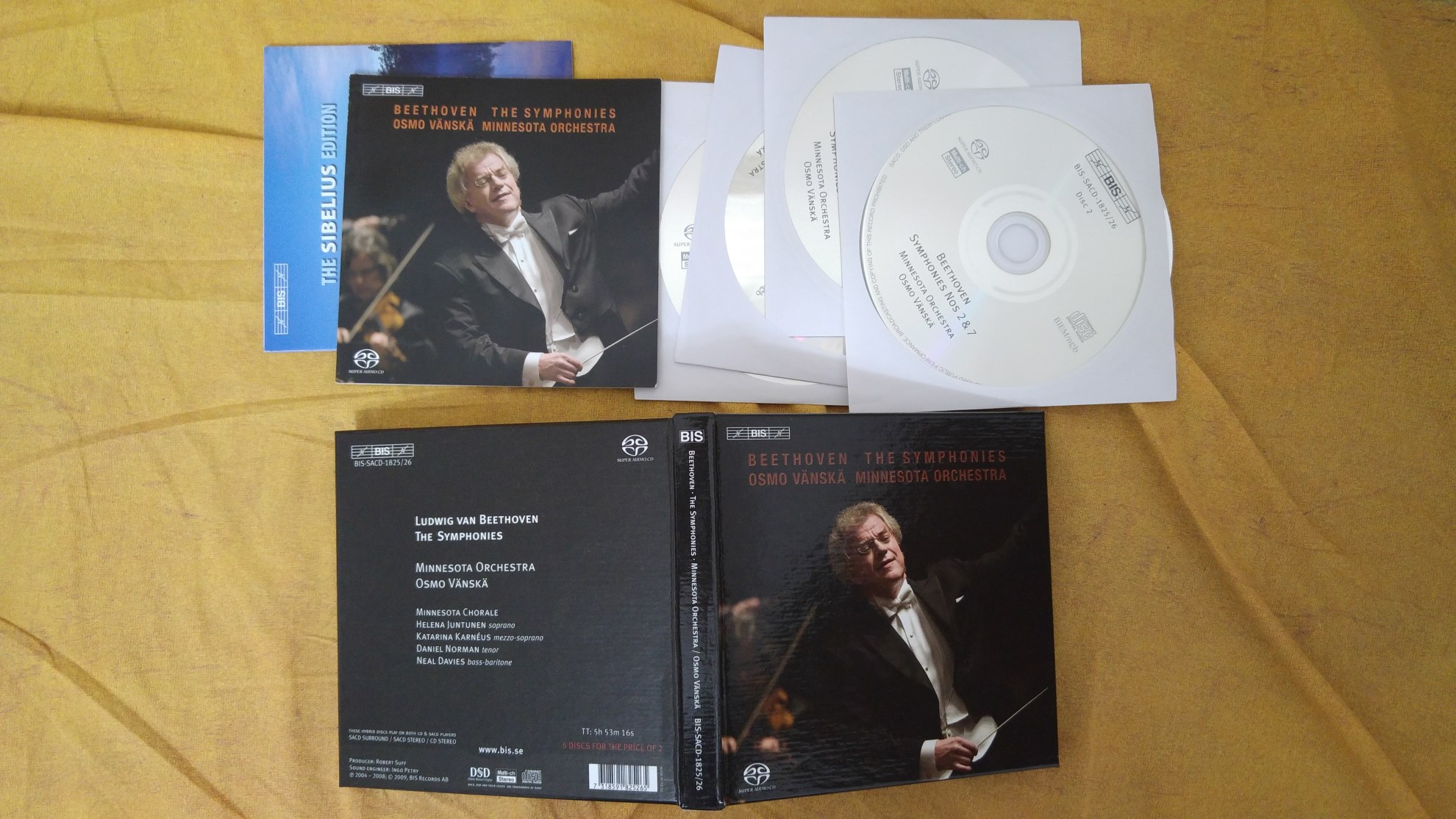 Ludwig van Beethoven - The symphonies (Osmo Vänskä -  Minnesota Orchestra)
